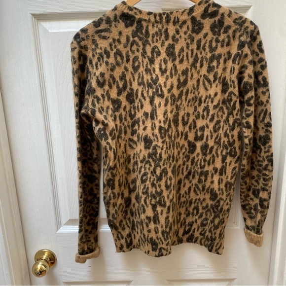 Opening ceremony animal print Cheetah crew Angora sweater XS - Picture 2 of 6